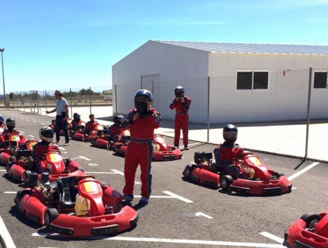 En pista